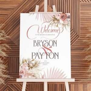 Personalised full colour Welcome Board and Selfie Frame for any event.